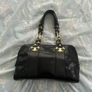 Authentic Tory Burch black shoulder bag